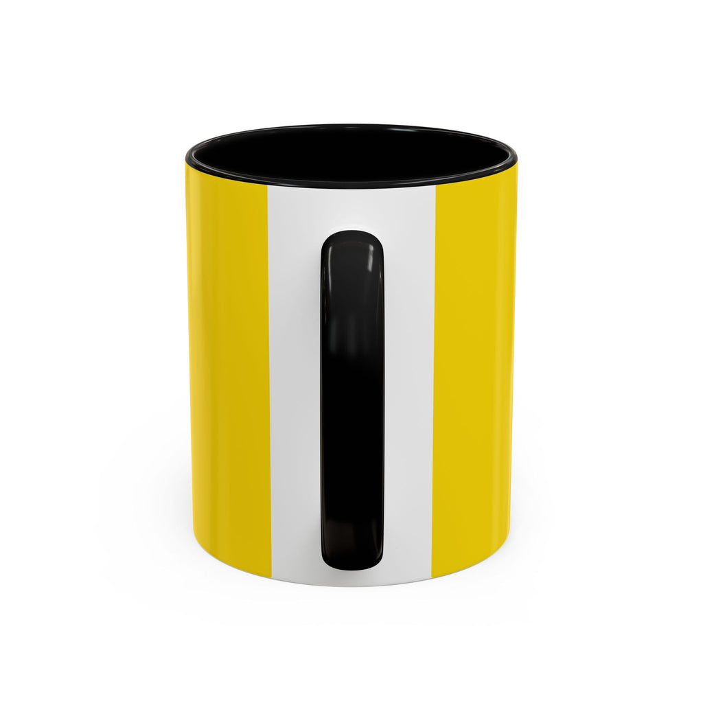 Booping Robot Yellow Coffee Mug — Cute Robot Boop Graphic (11/15 oz)