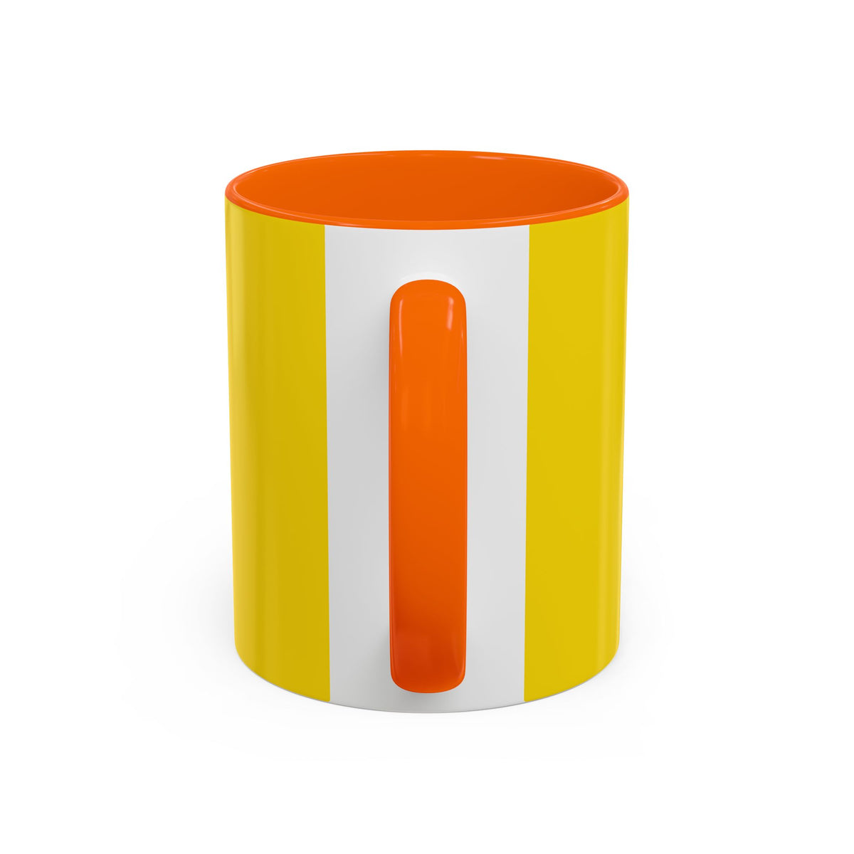 Booping Robot Yellow Coffee Mug — Cute Robot Boop Graphic (11/15 oz)