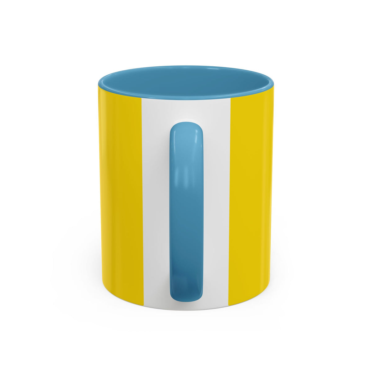 Booping Robot Yellow Coffee Mug — Cute Robot Boop Graphic (11/15 oz)