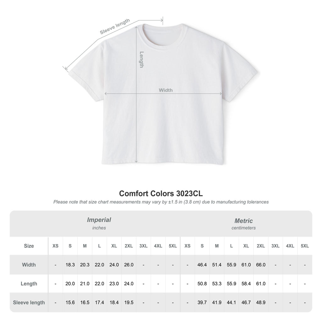 Booping Boxy Tee — "booping" Claudizm Graphic