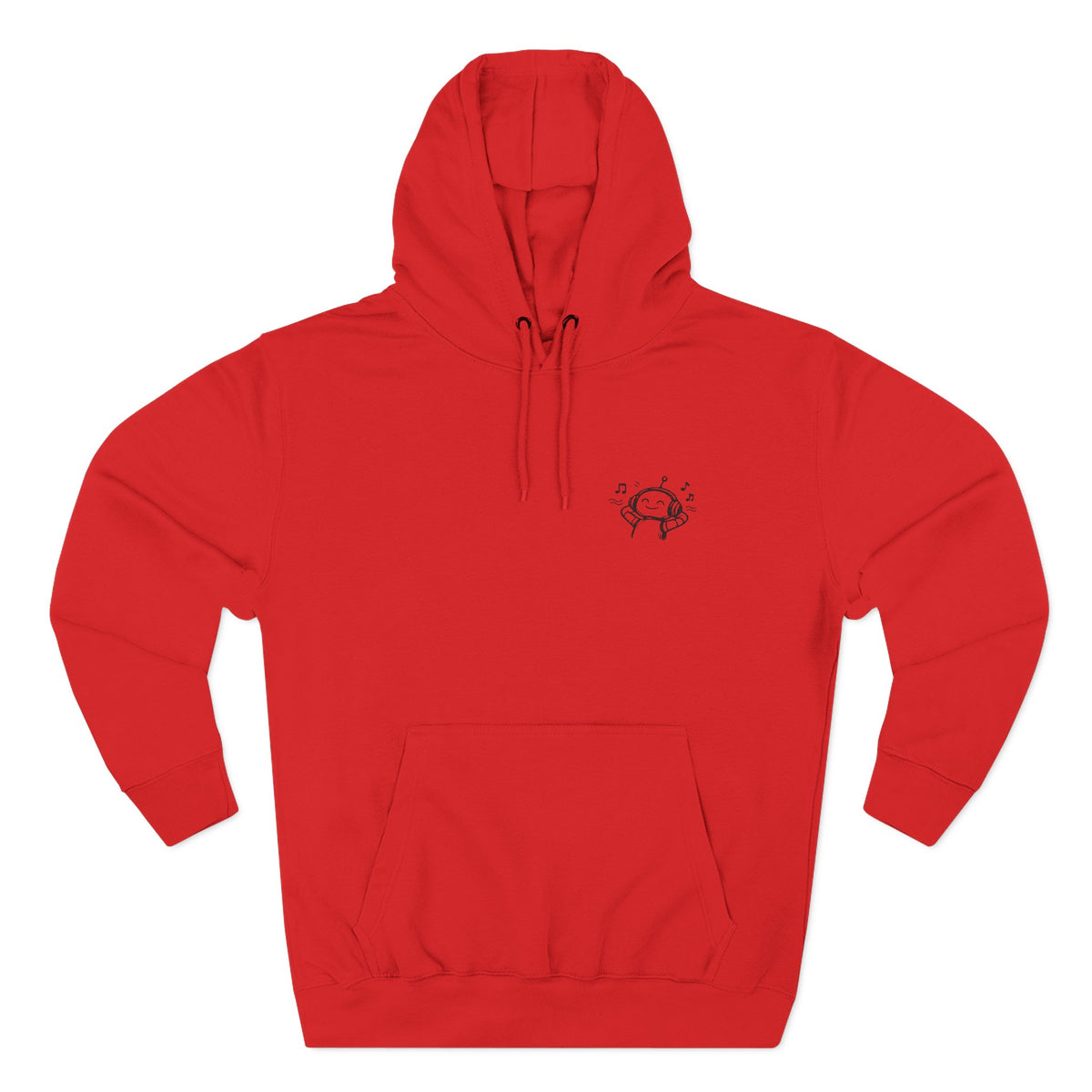 Minimal Space Crab Hoodie – Tiny Astronaut Crab Graphic Fleece Hoodie