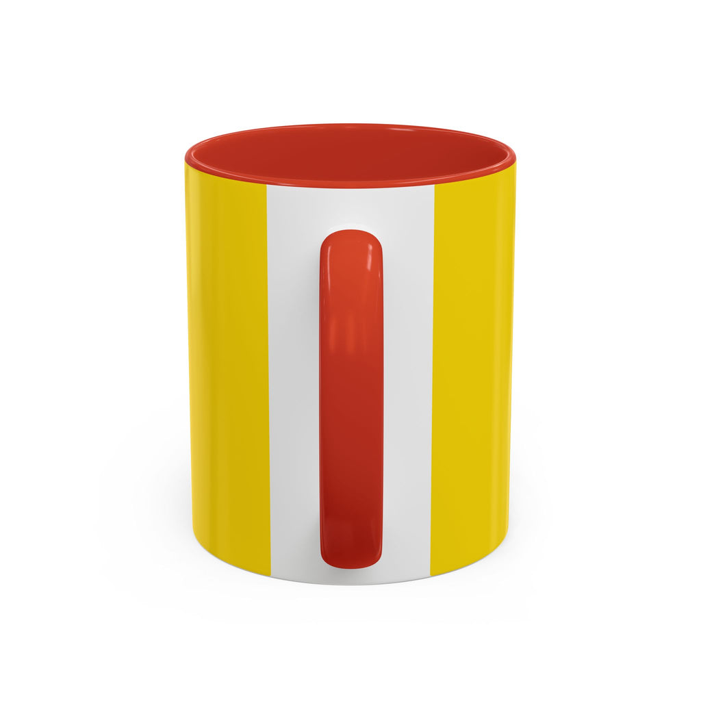Booping Robot Yellow Coffee Mug — Cute Robot Boop Graphic (11/15 oz)
