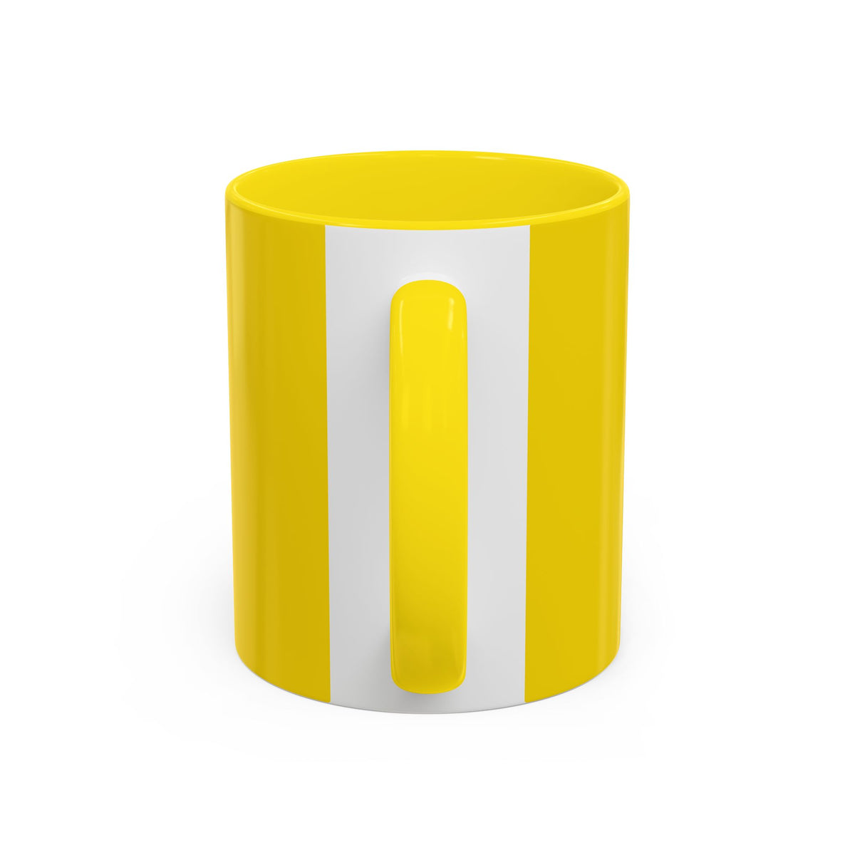 Booping Robot Yellow Coffee Mug — Cute Robot Boop Graphic (11/15 oz)