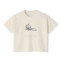 Booping Boxy Tee — "booping" Claudizm Graphic