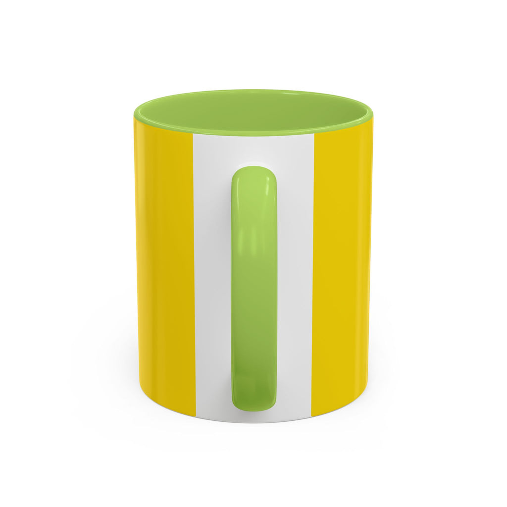 Booping Robot Yellow Coffee Mug — Cute Robot Boop Graphic (11/15 oz)
