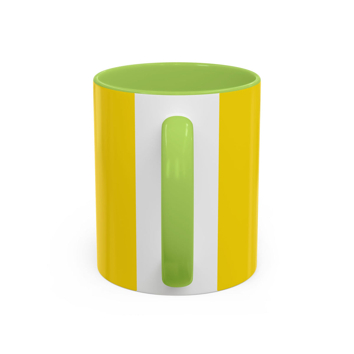 Booping Robot Yellow Coffee Mug — Cute Robot Boop Graphic (11/15 oz)